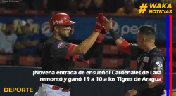 ¡NOVENA ENTRADA DE ENSUEÑO! CARDENALES DE LARA REMONTÓ Y GANÓ 19 A 10 A LOS TIGRES DE ARAGUA