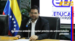 GOBIERNO ORDENÓ CONGELAR PRECIOS DE UNIVERSIDADES PRIVADAS
