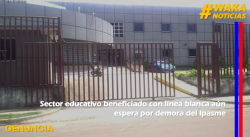 SECTOR EDUCATIVO BENEFICIADO CON LÍNEA BLANCA AÚN ESPERA POR DEMORA DEL IPASME