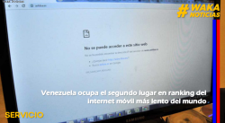 Venezuela ocupa el segundo lugar en ranking del internet móvil más lento del mundo