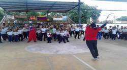 Estudiantes celebraron el día del desafío.