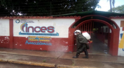 JORNADA DE LIMPIEZA Y DESINFECCIÓN SE REALIZÓ EN EL INCES AMAZONAS