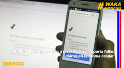 OVSP: 68,2% DE USUARIOS A NIVEL NACIONAL REPORTA FALLAS DIARIAS EN TELEFONÍA CELULAR
