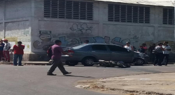 Accidente de tránsito en el centro Pto Ayacucho deja dos heridos