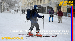 TRAS NEVADA, MADRID SE PREPARA PARA UNA GRAN OLA DE FRÍO CON TEMPERATURAS DE -10ºC