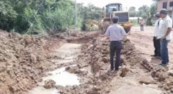 En ejecución obra para reparación de vía a Alto Carinagua