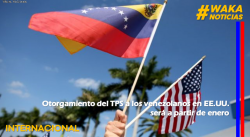 OTORGAMIENTO DEL TPS A LOS VENEZOLANOS EN EE. UU. SERÁ A PARTIR DE ENERO