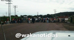HABITANTES DEL URBANISMO MAISANTA CERRARON LA VÍA EN PROTESTA POR LA FALTA DE GAS DOMÉSTICO