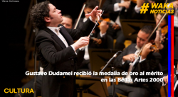 GUSTAVO DUDAMEL RECIBIÓ LA MEDALLA DE ORO AL MÉRITO EN LAS BELLAS ARTES 2020
