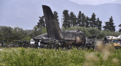 Siniestro de avión militar dejó 247 muertos en Argelia
