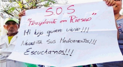 MÁS DE 2.600 TRASPLANTADOS ESTÁN EN RIESGO POR FALTA DE INMUNOSUPRESORES