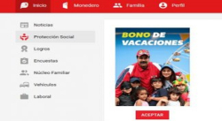 COMIENZA A CAER EL BONO DE VACACIONES A TRAVÉS DEL CARNET DE LA PATRIA