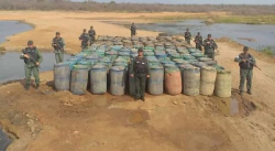 FUERON INCAUTADOS EN EL ZULIA 36.740 LITROS DE COMBUSTIBLE GUARDADOS EN 167 ENVASES PLÁSTICOS