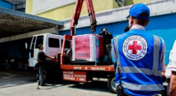 AYUDA HUMANITARIA DE LA CRUZ ROJA LLEGÓ A 38 CENTROS DE SALUD