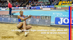 LA CRIOLLA YULIMAR ROJAS CANDIDATA A MEJOR ATLETA DEL 2020 DE WORLD ATHLETICS